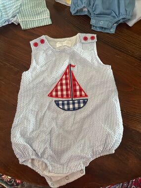Cecil and Lou romper 6mo